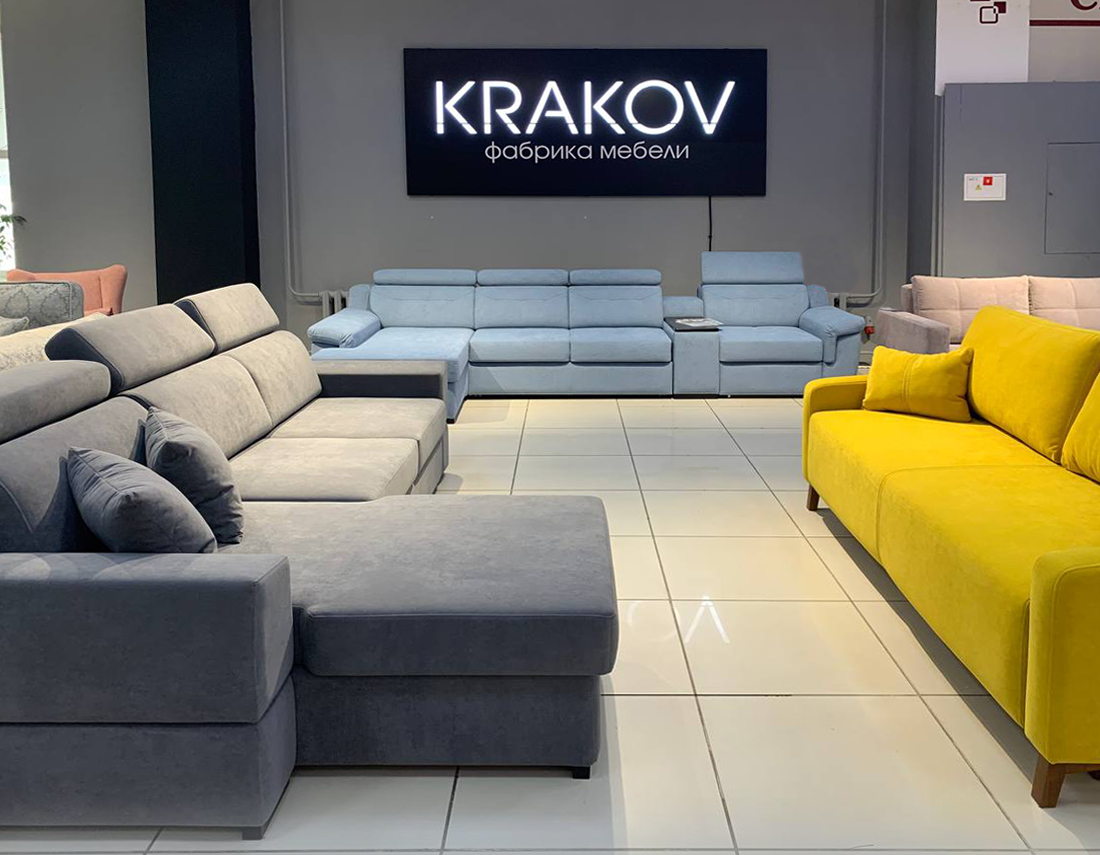 главная картинка новости В г. Самара открылся новый салон мягкой мебели KRAKOV